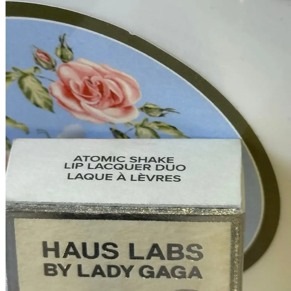 Haus Labs by Lady Gaga Atomic Shake Lip Lacquer DUO SEPIA SHINE & BURGUNDY SHINE